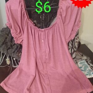 Pink Women's Top